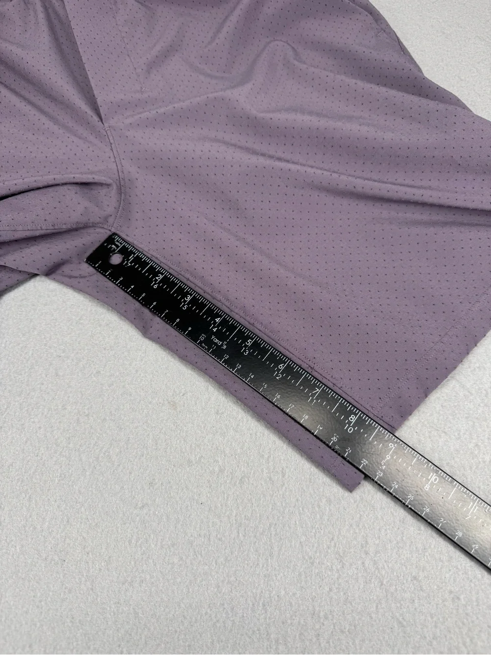 Lululemon Pace Breaker Lined Perforated Shorts Graphite Purple Medium 9”